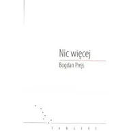 Poezja - Convivo Nic więcej Bogdan Prejs - miniaturka - grafika 1