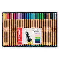 Cienkopisy - Cienkopisy STABILO POINT 88 etui z zawieszką 25 kolorów /8825-1/ - miniaturka - grafika 1