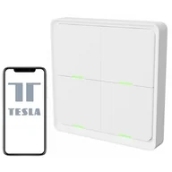 Przedłużacze i rozgałęźniki - Tesla SMART przełącznik inteligentny Switch Quatro Battery - miniaturka - grafika 1