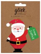 Opakowania i torebki na prezenty - Zestaw zawieszek do prezentów, Santa, 6 sztuk - miniaturka - grafika 1