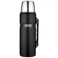 Termosy - Thermos Termos z uchwytem na napoje 1,2l czarny mat TH-170022 - miniaturka - grafika 1