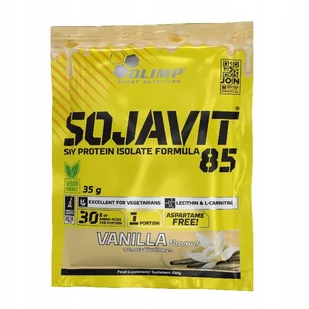 Sojavit 85 Białko Whey Wpc Wpi Izolat 35G Wanilia - Aminokwasy - miniaturka - grafika 1