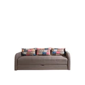 Sofy i kanapy - Sofa z Funkcją Spania i Pojemnikiem Rafał B GIB Meble Tkanina Lux 08 / Route 65 - miniaturka - grafika 1