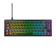 Klawiatury - CHERRY K5V2 Compact klawiatura Gaming USB QWERTZ Niemiecki Czarny CX-K5V2-RGB-CPT-BLACK-R-GER - miniaturka - grafika 1