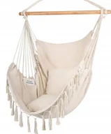 Fotele ogrodowe wiszące - AD Accessories Fotel Wiszący Krzesło Brazylijskie Hamak Krzesło - miniaturka - grafika 1