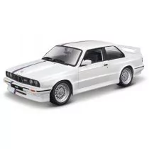 1988 Bmw 3 Series M3 White 1:24 Bburago, Bburago - Samochody i pojazdy dla dzieci - miniaturka - grafika 1