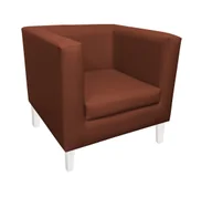 Fotele - Fotel Monaco nogi białe D3 - miniaturka - grafika 1