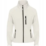 Kurtki damskie - Kurtka Damska SOFTSHELL MEMBRANA Bez Kaptura ROLY SS6433 PEARL WHITE M - miniaturka - grafika 1