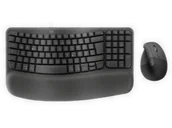 Zestawy myszka + klawiatura - Zestaw klawiatura + LOGITECH Combo Wave keys Lift Grafitowy - miniaturka - grafika 1