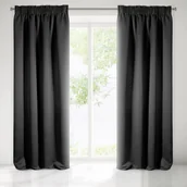 Zasłony - Eurofirany Zasłona zaciemniająca czarna 9240KV 9240KV SAM 135X270 - miniaturka - grafika 1