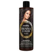 Szampony do włosów - Henna Color Black szampon do włosów w odcieniach ciemnych i czarnych 300ml - miniaturka - grafika 1