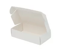 Opakowania i torebki na prezenty - Pudełko laminowane 200x100x50mm, białe f427 - miniaturka - grafika 1