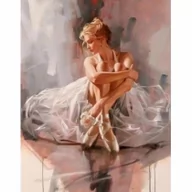 Malowanie po numerach - Diamentowa mozaika. Baletnica 1005274 - Norimpex - miniaturka - grafika 1