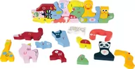 Układanki dla dzieci - SFD Układanka ABC parada zwierząt 2 110869 - miniaturka - grafika 1