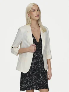 ONLY Marynarka Caro 15312199 Biały Loose Fit - Marynarki i żakiety damskie - miniaturka - grafika 1