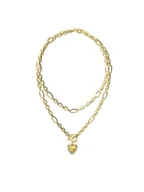 Naszyjniki - Guess Naszyjnik JUBN04 598JW Złoty - miniaturka - grafika 1