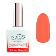 Lakiery hybrydowe - Indigo Gel Lakier Hybrydowy Sicilian Orange 7ml - miniaturka - grafika 1