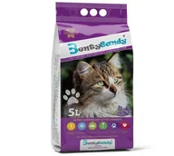 Żwirek dla kotów - BENTY SANDY LAVENDER Żwirek bentonitowy biały lawendowy 5l - miniaturka - grafika 1