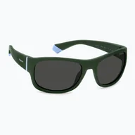 Okulary przeciwsłoneczne - Okulary przeciwsłoneczne dziecięce Polaroid PLD 8064/S green/grey polarized WYSYŁKA W 24H 30 DNI NA ZWROT - miniaturka - grafika 1