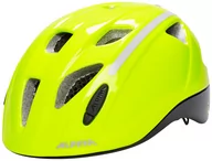 Kaski rowerowe - Alpina Ximo Flash kask rowerowy dla dzieci, żółty 9710140_Be Visible Reflective_47-51 - miniaturka - grafika 1