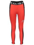 Spodnie sportowe damskie - New Balance Legginsy sportowe w kolorze czarno-czerwonym - miniaturka - grafika 1