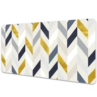 Podkładki na biurko - Mata na biurko Linie w jodełkę 120x60 cm - miniaturka - grafika 1