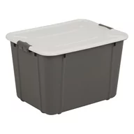 Pudła i pojemniki do przechowywania - Pojemnik VELUR 30L - ciemny szary - miniaturka - grafika 1