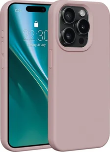 Etteri Nakładka Etteri Silicone Case do iPhone 15 Pro 6,1" jasnoróżowa - Etui i futerały do telefonów - miniaturka - grafika 1
