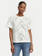 Bluzki damskie - Guess Bluzka W6GH41 W1851 Biały Regular Fit - miniaturka - grafika 1