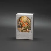 Ozdoby bożonarodzeniowe - Dekoracja stołowa LED latarnia książka z ptakami - miniaturka - grafika 1