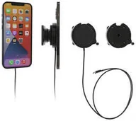 Uchwyty samochodowe do telefonów - Magnetyczny uchwyt indukcyjny do smartfonów wyposażonych w etui/technologię MagSafe/Qi - miniaturka - grafika 1