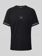 Koszulki męskie - T-shirt z detalem z logo - miniaturka - grafika 1
