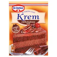 Dodatki do ciast w proszku - Dr Oetker 140g Krem do tortów czekoladowy - miniaturka - grafika 1