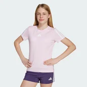 Koszulki dla dziewczynek - Koszulka Training Essentials 3-Stripes Kids - Adidas - miniaturka - grafika 1