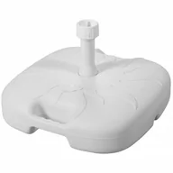 Parasole ogrodowe - Stojak PVC do wielokrotnego napełniania 20 l biały - miniaturka - grafika 1