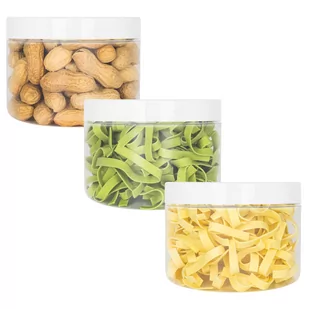 3X SŁOIK POJEMNIK NA ŻYWNOŚĆ PRODUKTY SYPKIE 0,5L KAMAJU PRODUKT POLSKI - Pojemniki kuchenne - miniaturka - grafika 1