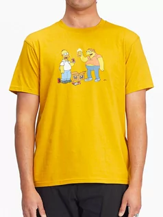 Koszulki dla chłopców - Billabong SIMPSONS DUFF BUDS MUSTARD koszulka męska - M - grafika 1