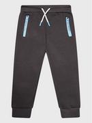 Spodnie i spodenki dla dziewczynek - Zippy Spodnie dresowe 225-6921ZT Szary Regular Fit - miniaturka - grafika 1