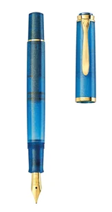 Pelikan Classic M200 Pióro wieczne M Golden Lapis - Pióra wieczne - miniaturka - grafika 1