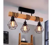 Lampy sufitowe - Eglo 44074 - Żyrandol natynkowy TOWNSHEND 3xE27/60W/230V - FSC certyfikowano - miniaturka - grafika 1