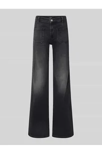 Jeansy o rozkloszowanym kroju z nakładanymi, wpuszczanymi kieszeniami - Joop! - Spodnie damskie - miniaturka - grafika 1