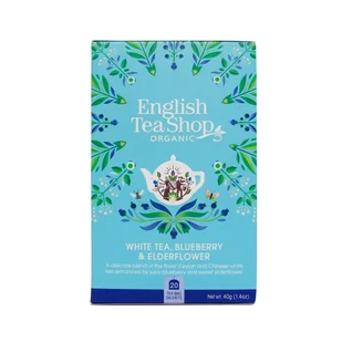 English Tea Shop English Tea Shop White Tea Blueberry and Elderflower - 20 saszetek - Herbata - miniaturka - grafika 2