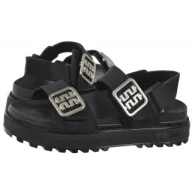 Sandały damskie - Sandały Towny AD 35964/BD586 Black (ML346-a) Melissa - miniaturka - grafika 1