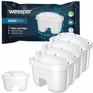 Wkłady filtrujące - 4X Wessper Aquaflux Filtr Do Dzbanków: Brita, Aquaphor, Wessper, Dafi (Zamiennik) - miniaturka - grafika 1