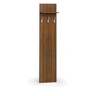 Meble do przedpokoju - Garderoba z wieszakami PRIMO WOOD, 3 haczyki, półka, orzech - miniaturka - grafika 1