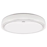 Lampy sufitowe - Sypialniany plafon Salma 4405 Ideus okrągły okrągły metalowy biały - miniaturka - grafika 1