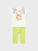 Legginsy - Mayoral Komplet t-shirt i legginsy 1777 Kolorowy - miniaturka - grafika 1
