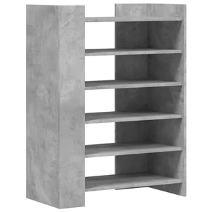 vidaXL Szafka na buty betonowa szara 74,5x37,5x100 cm Materiał drewnopochodny - Szafki na buty vidaXL Szafka na buty betonowa szara 74,5x37,5x100 cm Materiał drewnopochodny - Szafki na buty - miniaturka - grafika 1