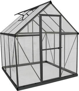Palram - Szklarnia aluminiowa Canopia Hybrid 66 Antracyt 185x185x208 cm - Szklarnie ogrodowe - miniaturka - grafika 1