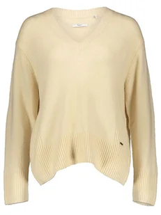 Pepe Jeans Sweter w kolorze beżowym - Swetry damskie - miniaturka - grafika 1